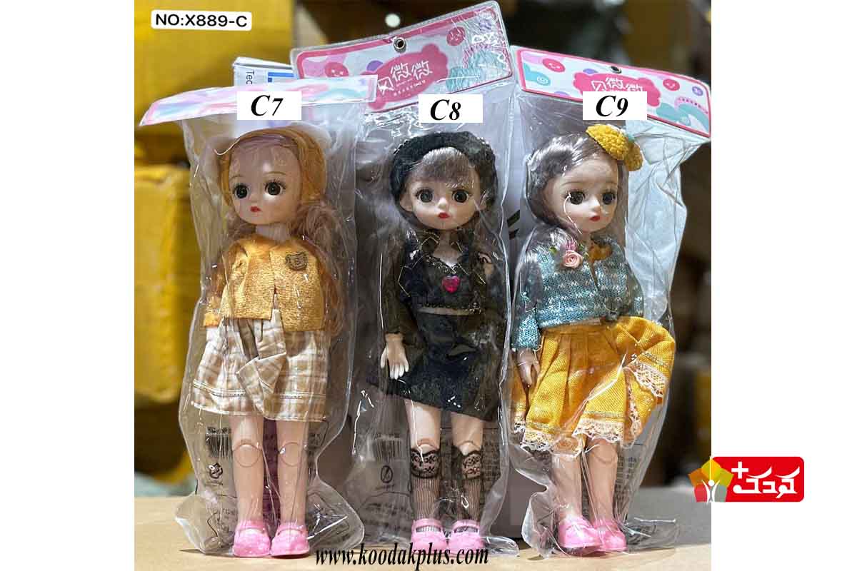 عروسک کره ای دخترانه با لباس های مختلف