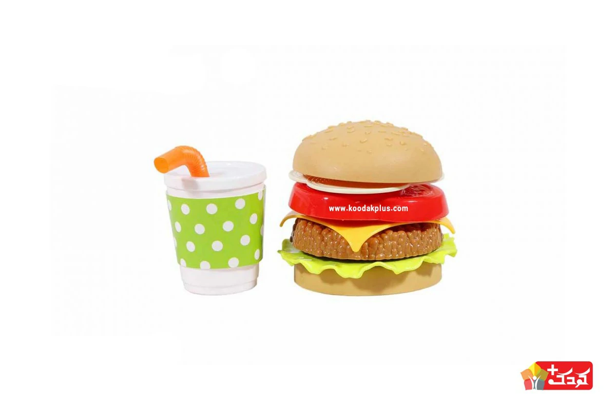 ست همبرگر اسباب بازی آی توی؛ برای سنین 2 سال به بالا مناسب می باشد.