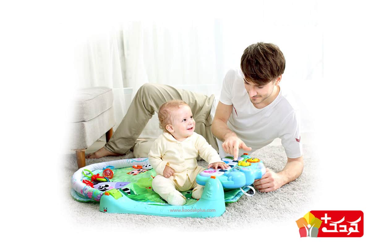 تشک موزیکال هولی تویز یک محصول سرگرم کننده و بسیار کاربردی برای نوزادان زیر یکسال است