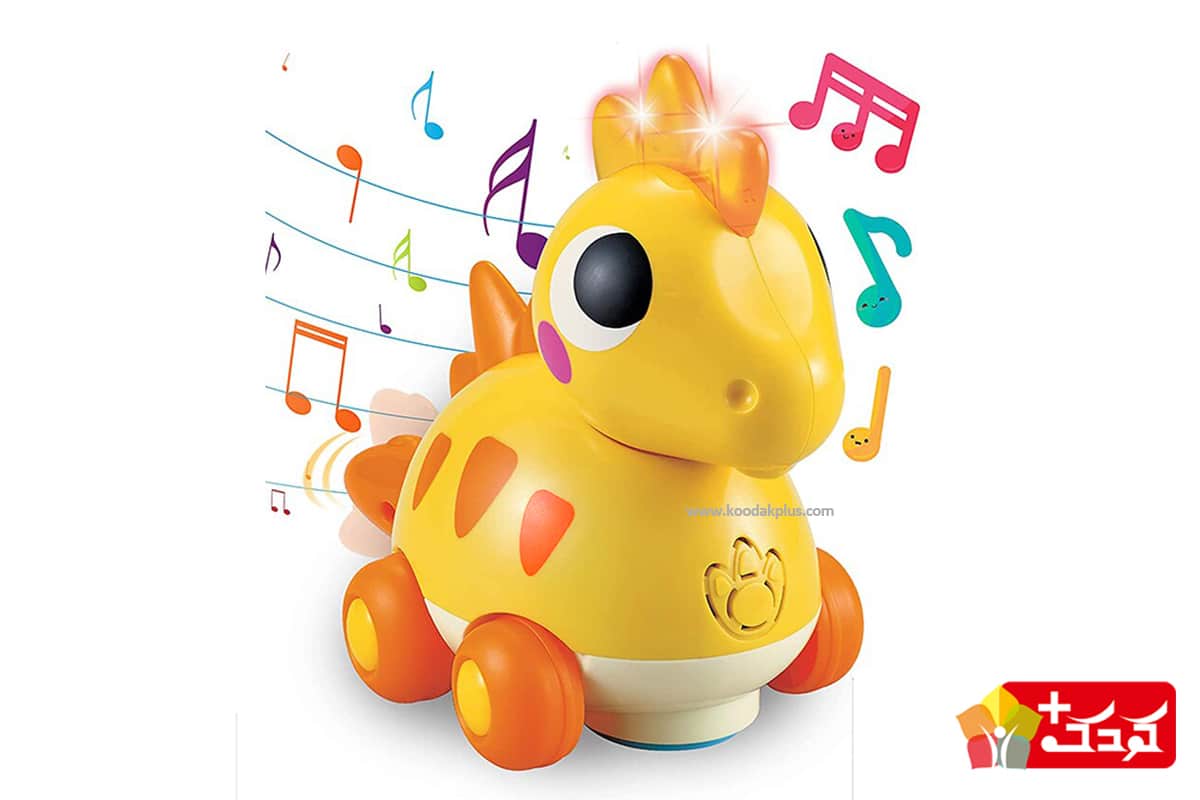 دایناسور کودک موزیکال؛ برای کودکان بالای 18 ماه طراحی شده