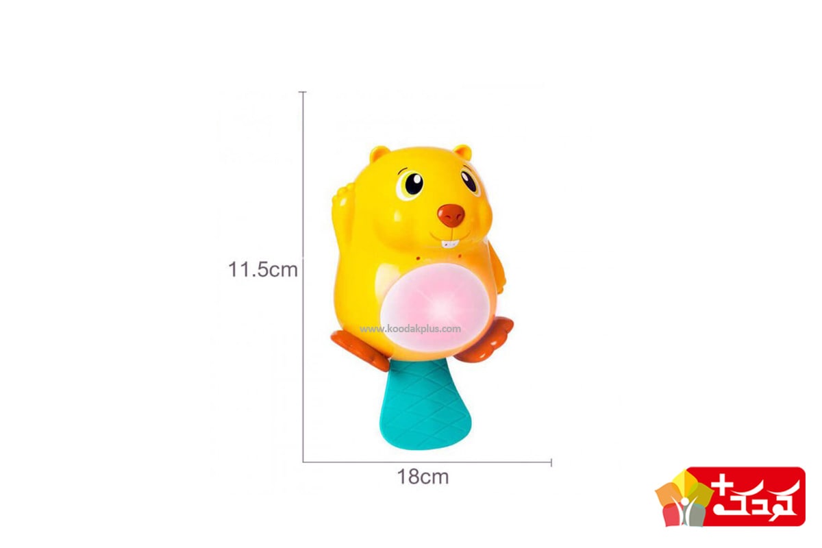 اسباب بازی سمور آبی یکی از اسباب بازی های بامزه برای سرگرم کردن کودکان در هنگام استحمام است