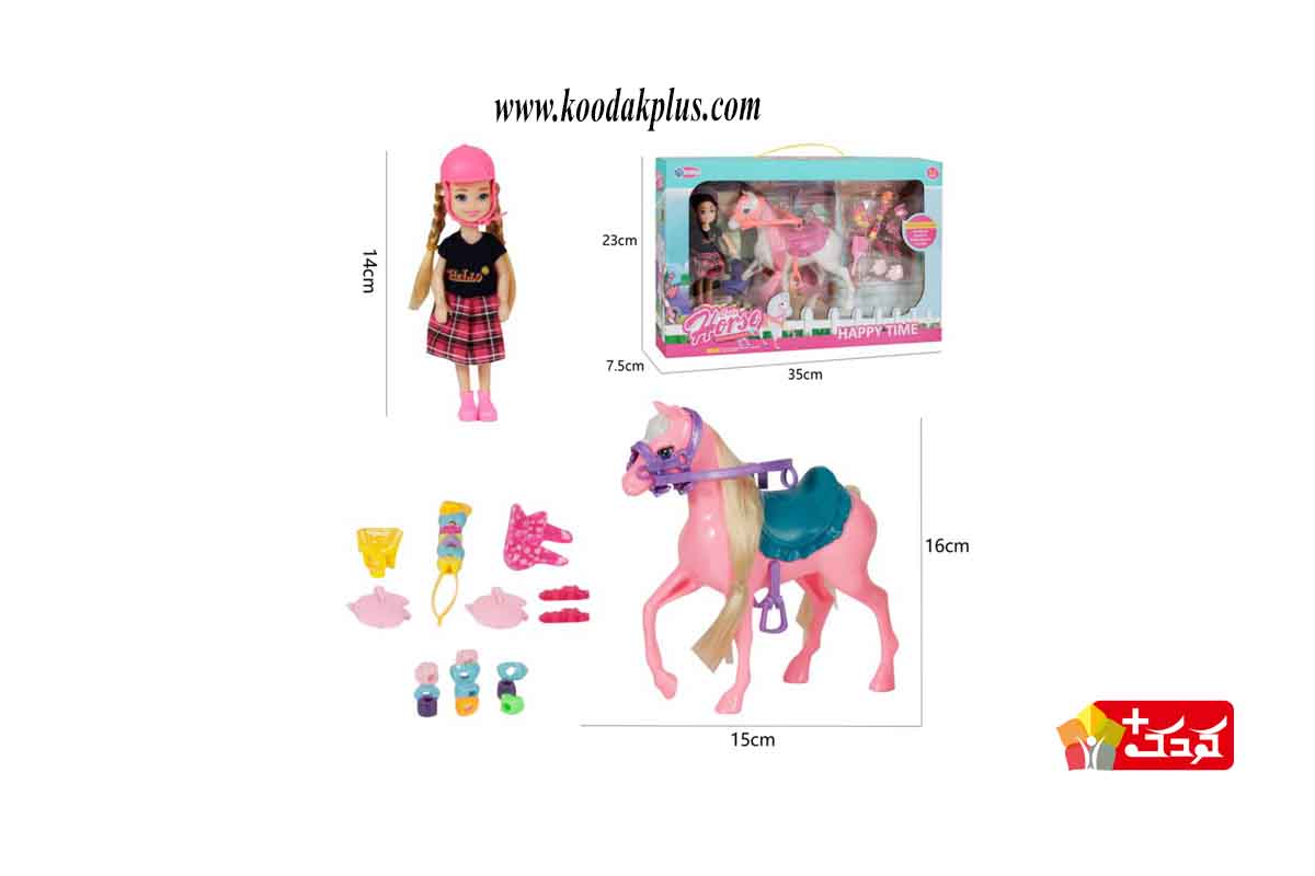 اسباب بازی دختر اسب سوار با قیمت مناسب