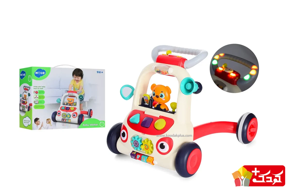 واکر اسباب بازی هولی تویز مدل E8997 برای کودکان بالای 9 ماه تولید شده است