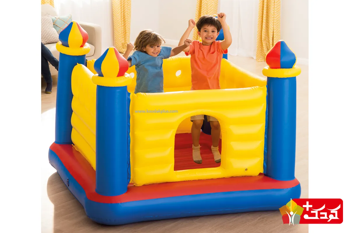 قلعه بادی بزرگ اینتکس یک هدیه عالی برای بازی و سرگرمی بچه هاست