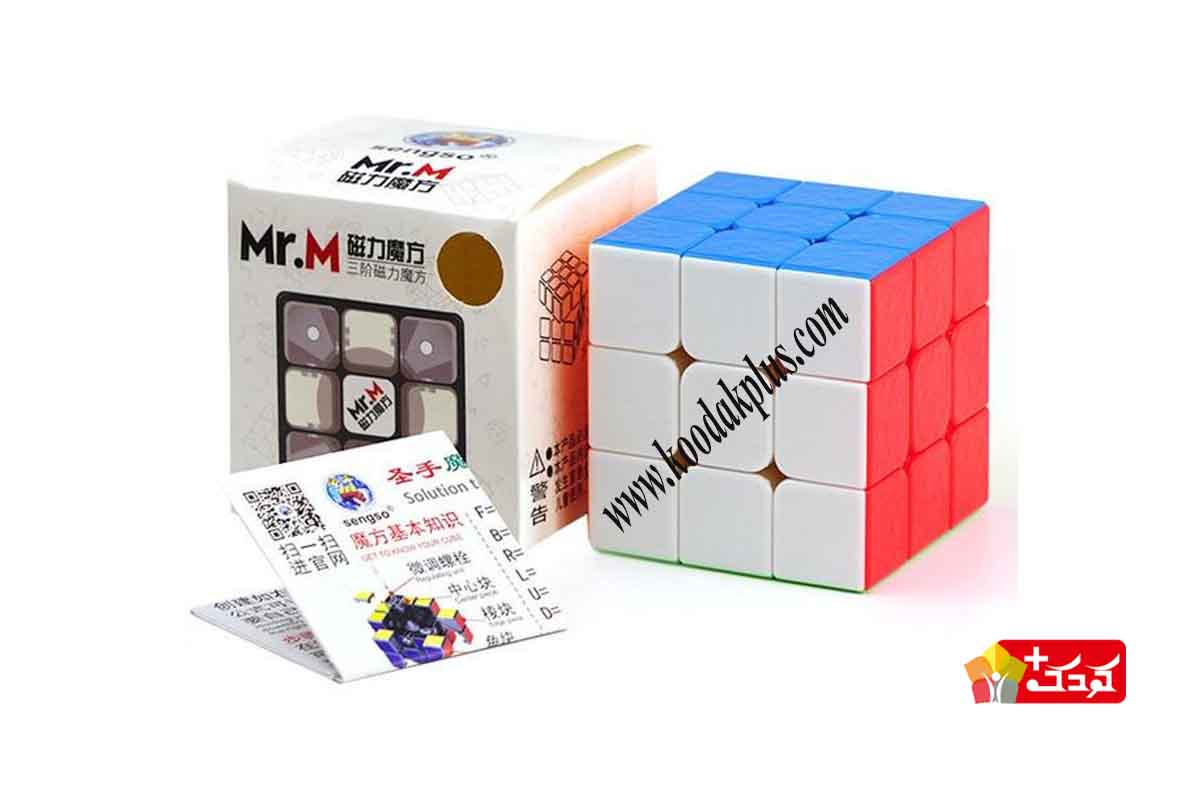 مکعب روبیک 3×3 مگنتی  با رنگ همیشگی