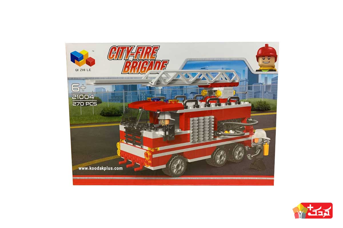 لگو ماشین آتش نشانی دارای 270 قطعه سر هم کردنی است