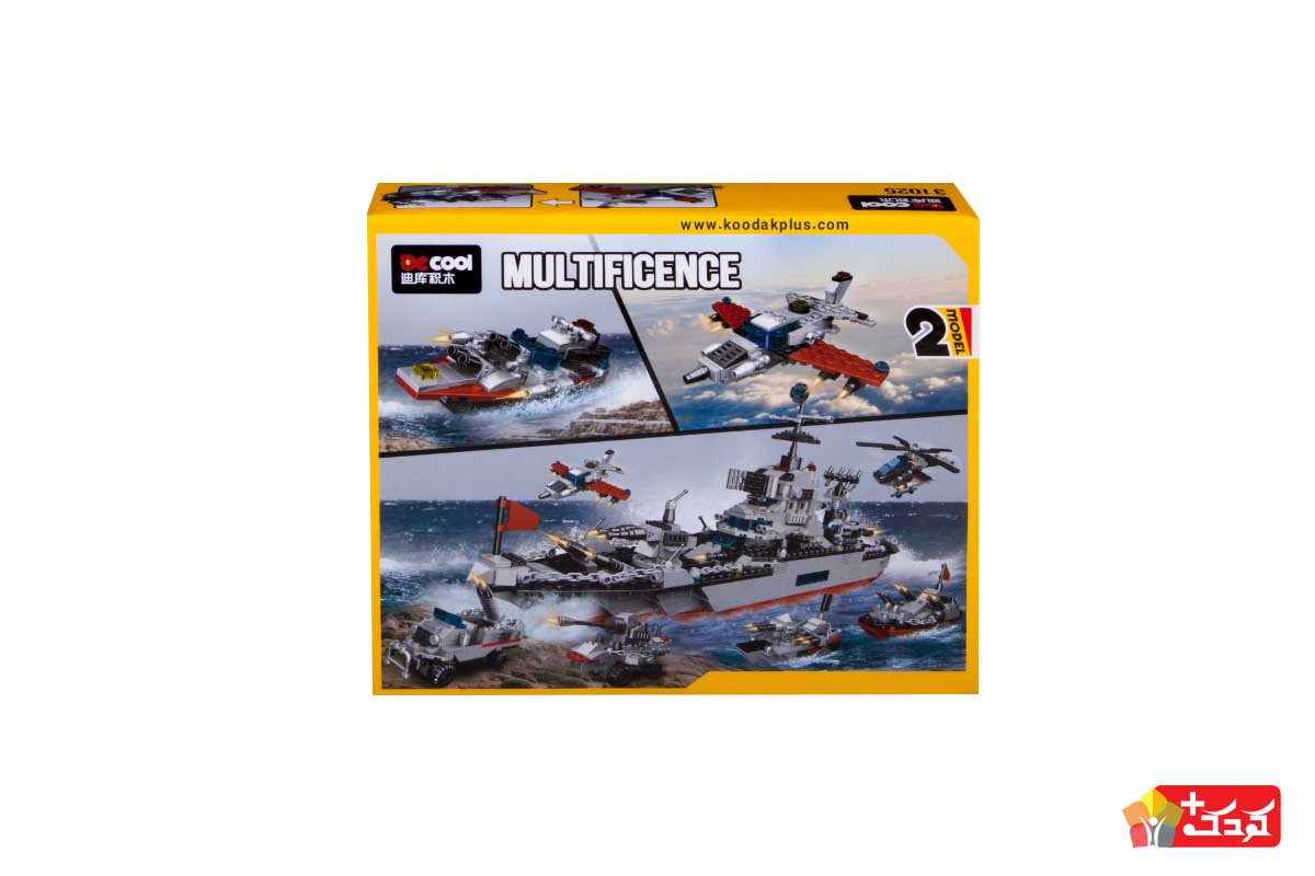 لگو اسباب بازی دو مدلی دکول هواپیما جنگنده برای کودکان بالای 3 سال مناسب است