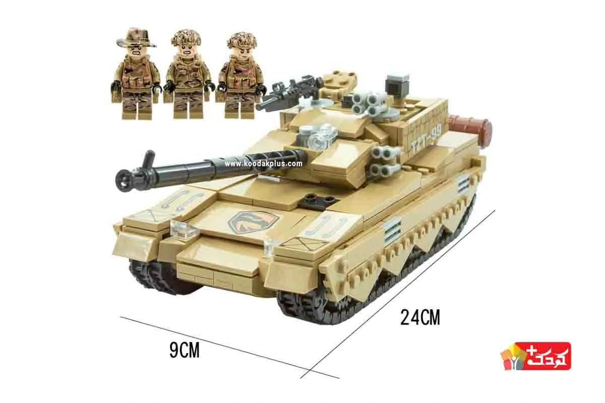 لگو تانک ارتشی مدل 84081 برای بعد از 6 سالگی مناسب است.