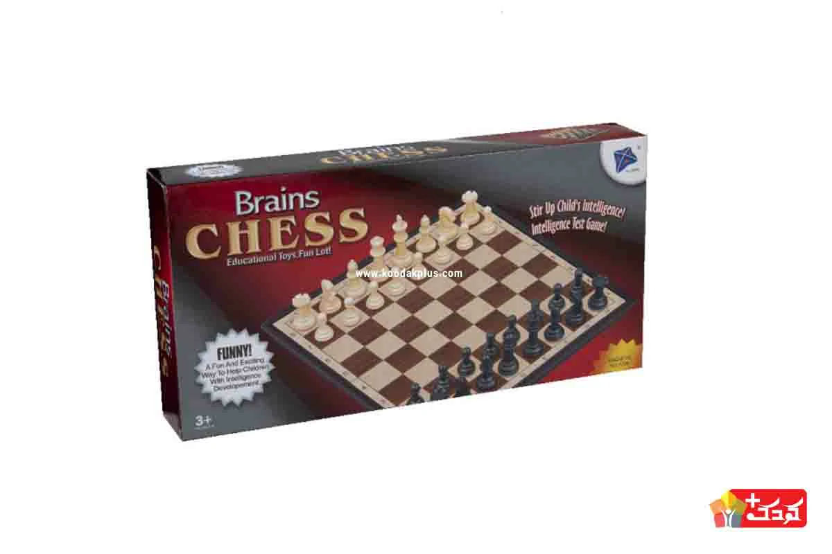 شطرنج مغناطیسی brains chess؛ دارای 32 مهره می باشد.