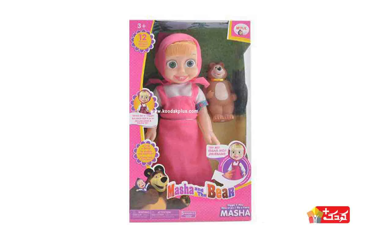 عروسک ميشا و ماشا سخنگو مدل 37؛ برای بعد از 3 سالگی مناسب می باشد.
