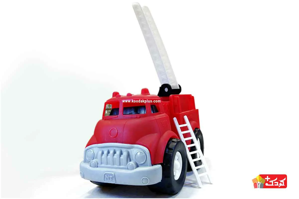 اسباب بازی ماشین آتش نشانی نیکو تویز؛ یک ماشین آتش نشانی بسیار با دوام بوده که توانایی تحمل وزن زیادی را دارد