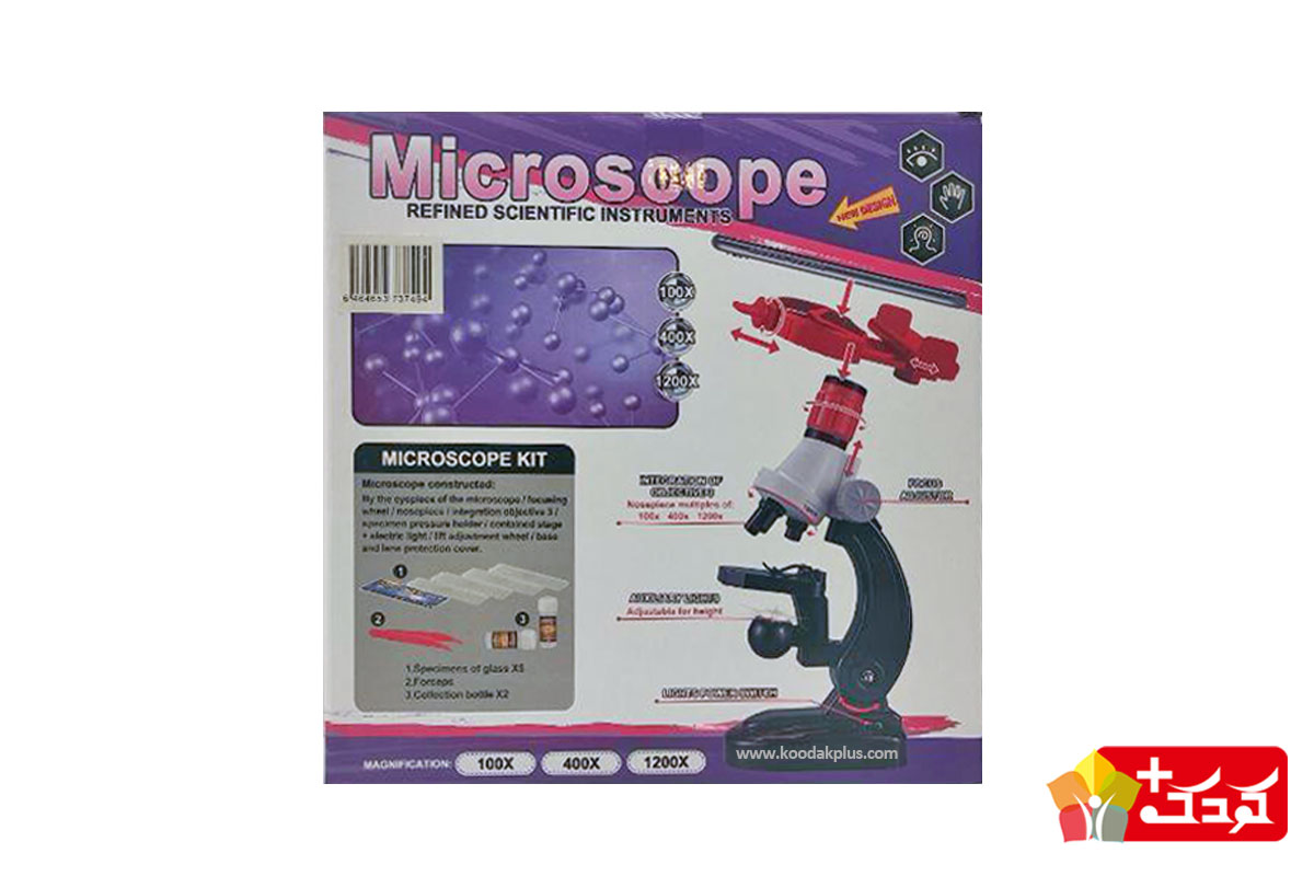 میکروسکوپ مدل 2511 می تواند تا 1200 برابر بزرگنمایی داشته باشد