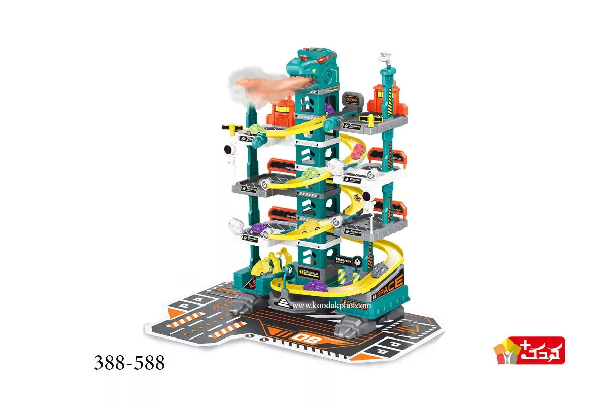پارکینگ طبقاتی مدل دایناسور به همراه آسانسور است