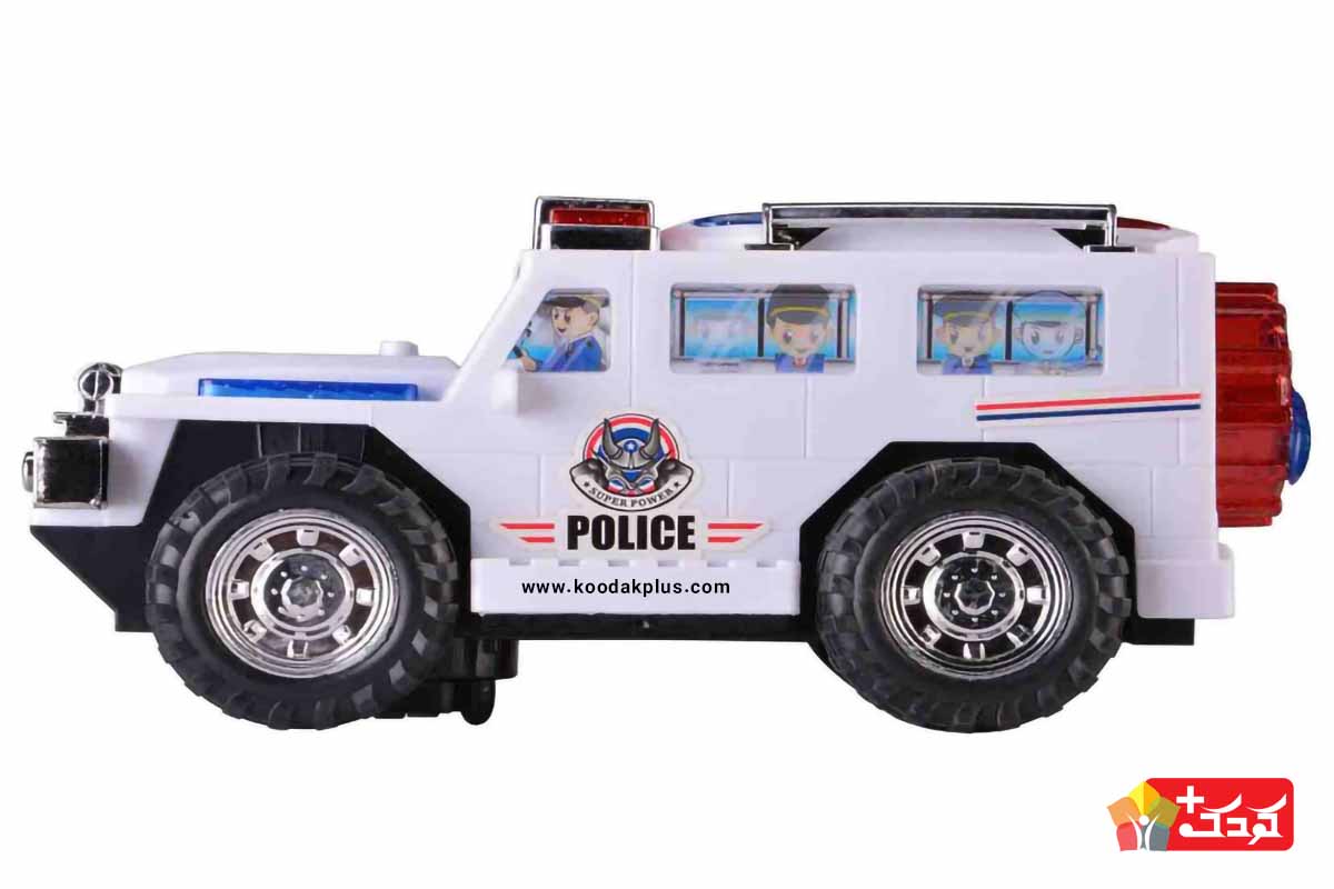 ماشین پلیس اسباب بازی مدل 1095 یک مدل موزیکال حرکتی می باشد