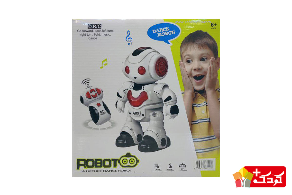 ربات هوشمند کنترلی مدل robot-606-2 مناسب برای کودکان 3 تا 6 سال می باشد