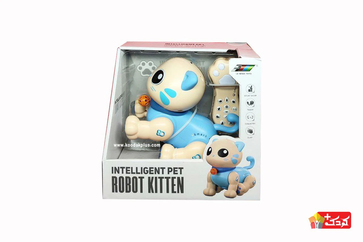گربه رباتیک کنترلی اسباب بازی مدل Le Neng Toys-2000 برای بعد از 3 سالگی مناسب می باشد.