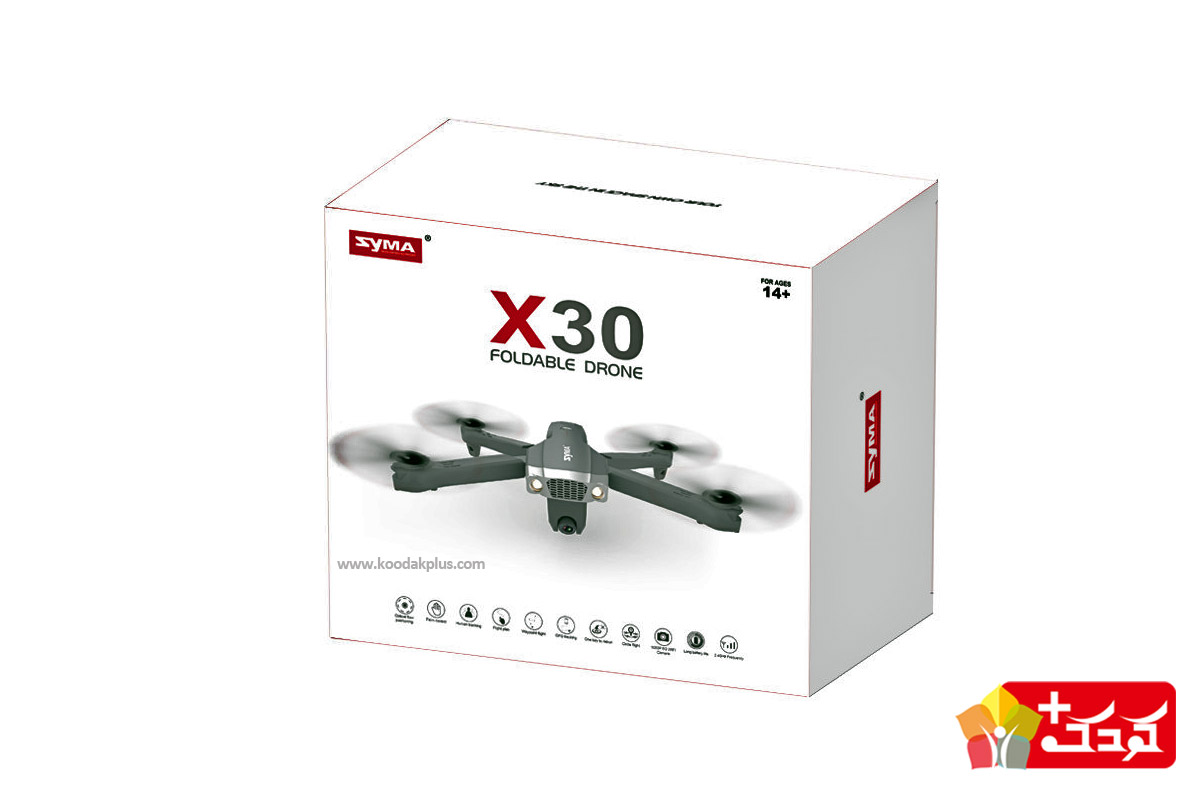 کوادکوپتر اسباب بازی سایما X30 برای افراد بالای 14 سال طراحی شده است