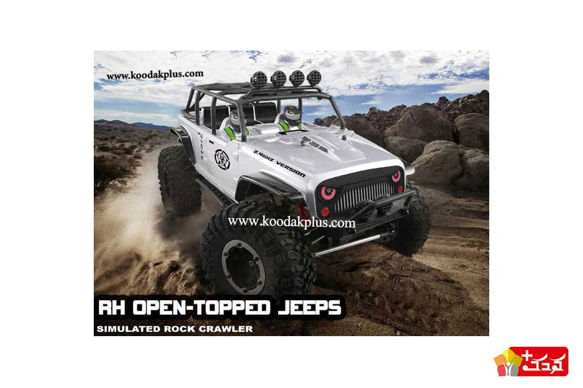 ماشین کنترلی صخره‌نورد الکتریکی Jeep Crawler از بهترین های دنیای آرسی است