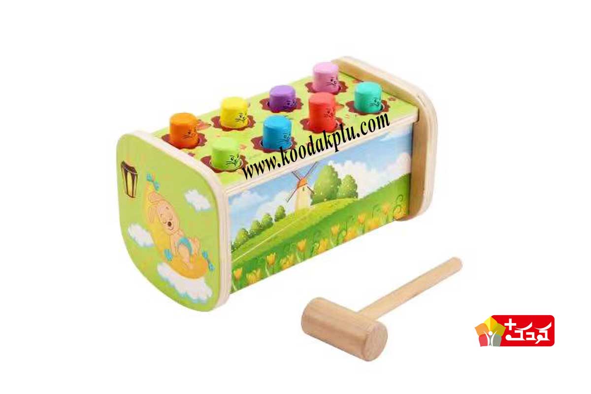 اسباب بازی کوبه چوبی کودک با کیفیت