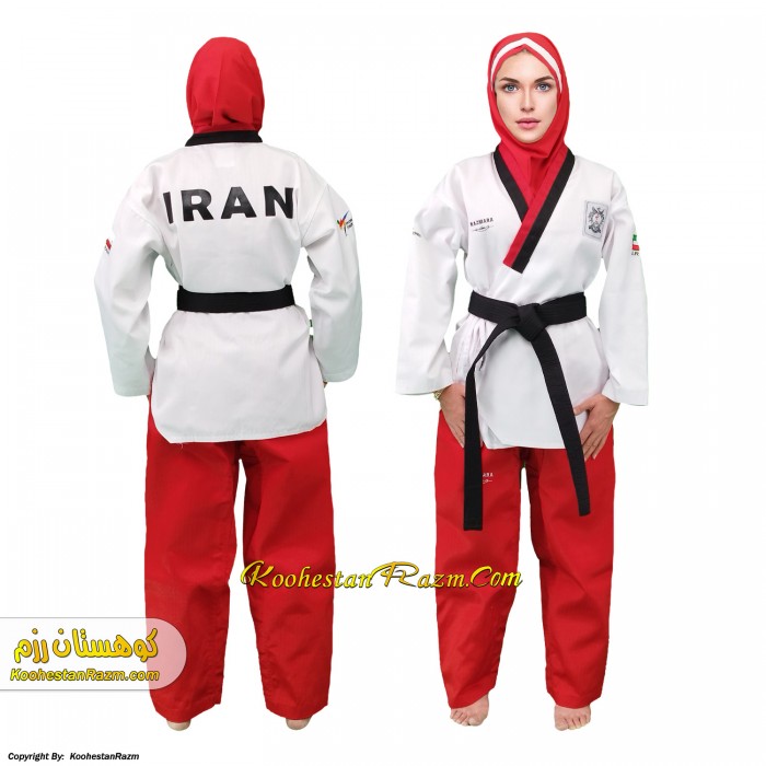 لباس تکواندو پومسه دخترانه T4