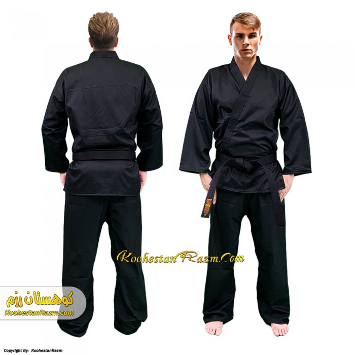لباس دفاع شخصی مشکی (اموزشی و تمرینی)