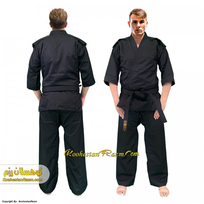 لباس نینجا مشکی کج راه