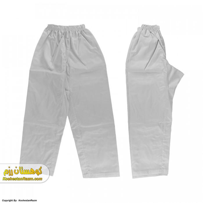 شلوار رزمی تک سفید