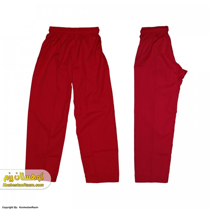 شلوار پومسه قرمز دخترانه