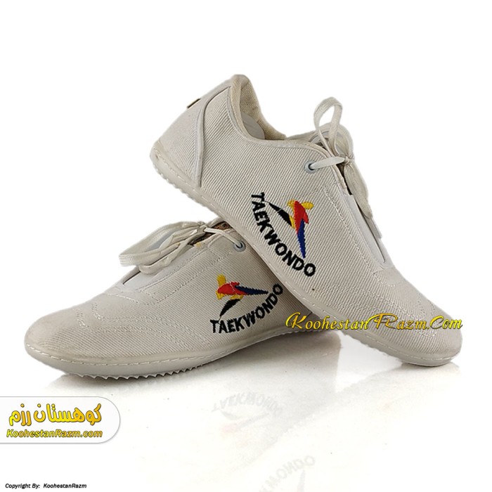کفش تکواندو کتان با ارم