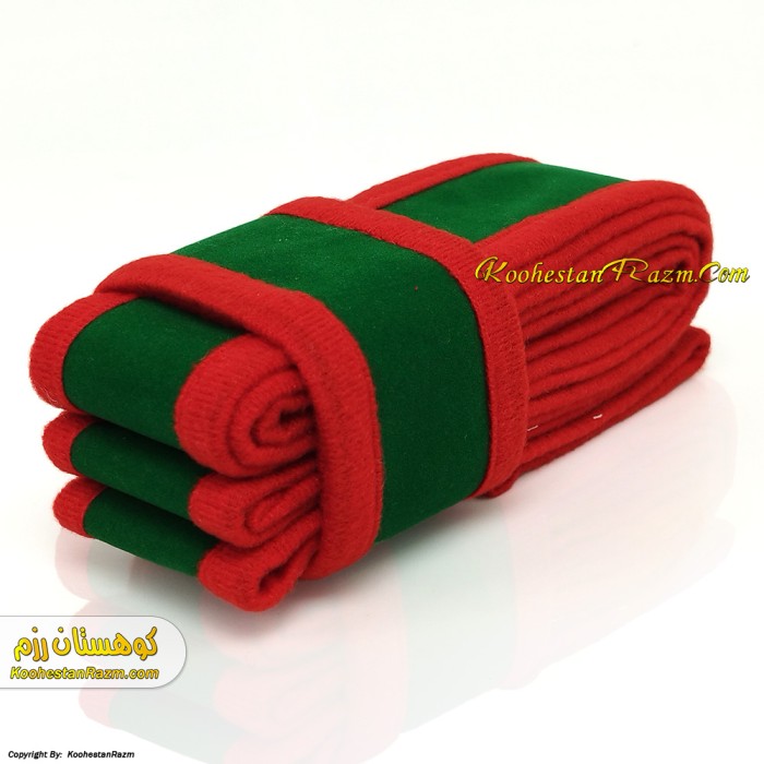 شالبند سبز سفارشی دوز کونگ فو