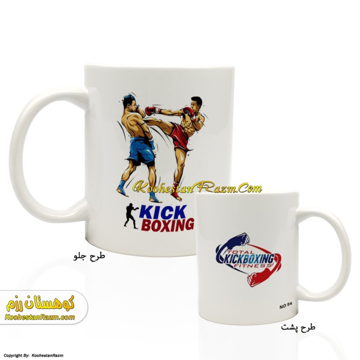 ماگ طرح کیک بوکس 54