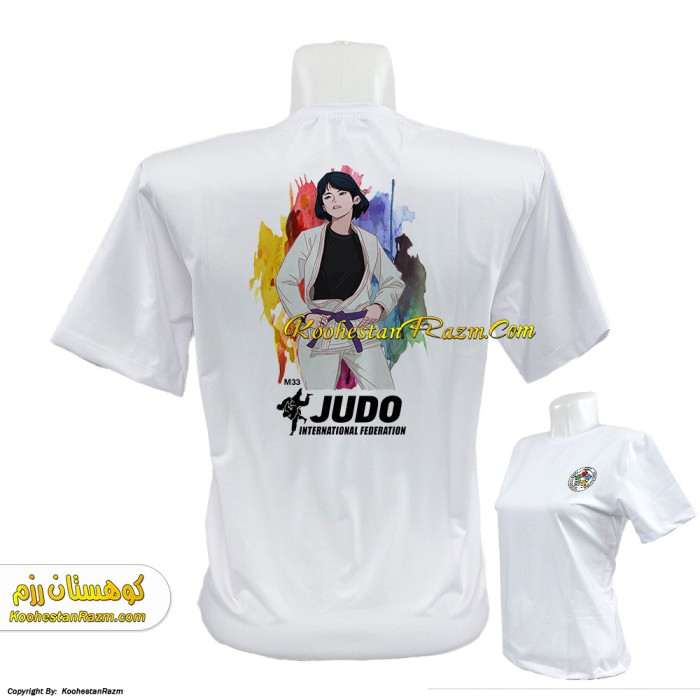 تیشرت جودو دخترانه