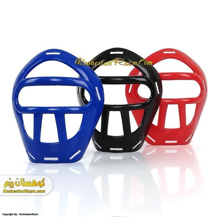 نقاب پلاستیکی کلاه رزمی