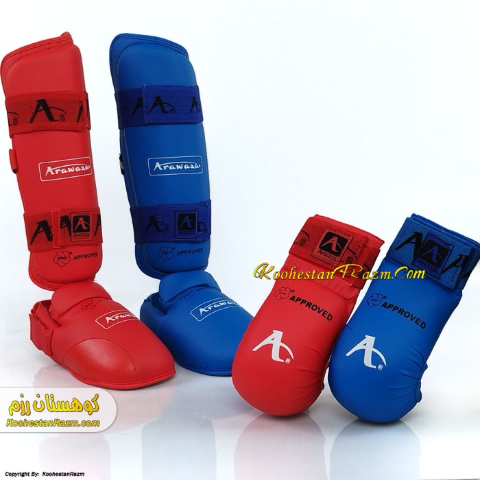 ست دستکش و روپایی کاراته مارک اراوازا