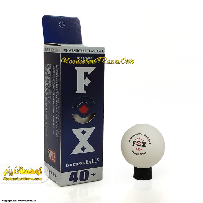 توپ پینگ پنگ فوکس 5 ستاره