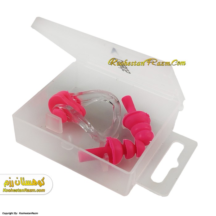 گوشی و بینی بند تزریقی شنا