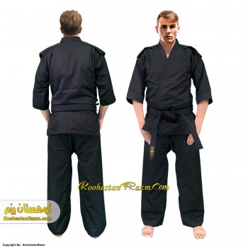 لباس نینجا مشکی کج راه