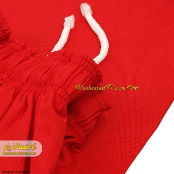 شلوار پومسه قرمز دخترانه