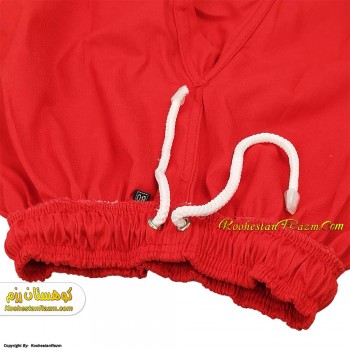 شلوار پومسه قرمز دخترانه