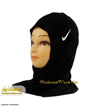 مقنعه رزمی مشکی بانوان