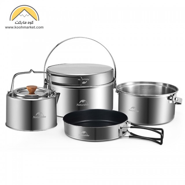 ست ظروف استیل نیچرهایک مدل Naturehike NH22CJ005