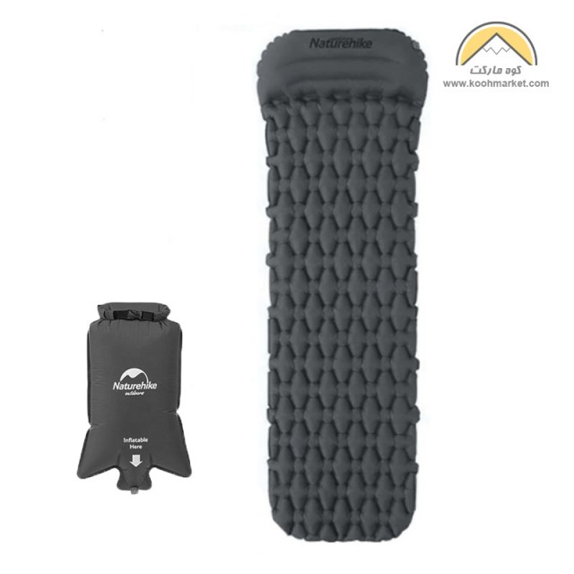 زیرانداز بادی نیچرهایک مدل Naturehike Inflatable Sleeping Pad FC-12 ( به همراه کیسه تزریق هوا ) کد NH19Z012-P