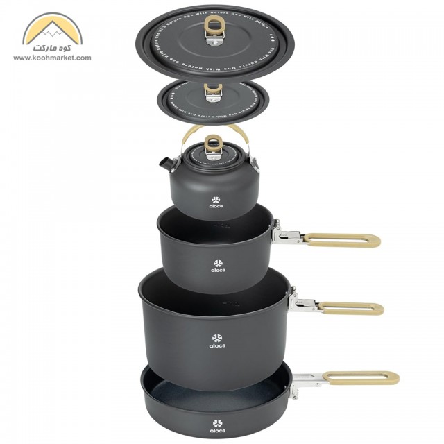 ست ظروف آلوکس مدل ALOCS CW-C06 Pro