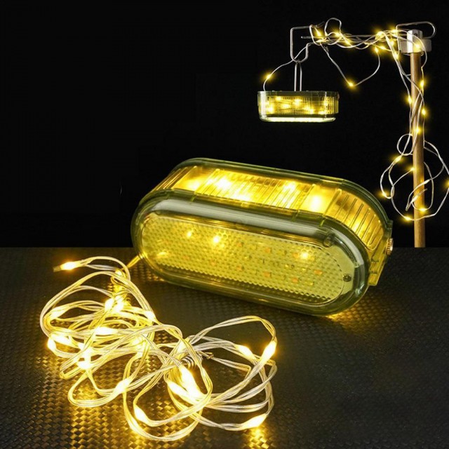 چراغ چادر ریسه ای شارژی مدل CQ-398