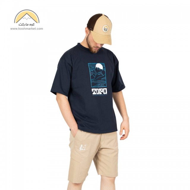 تیشرت HIMALAYA طرح  TOPO ( قواره باکسی / پارچه پر تراکم )