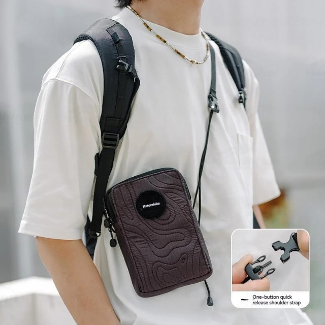 کیف دوشی موبایل و مدارک نیچرهایک مدل Naturehike CNK2450XB011