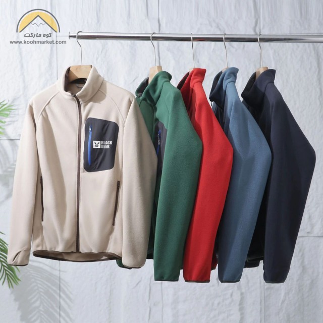 کاپشن پلار تمام زیپ بلک دیر مدل Black Deer 7655
