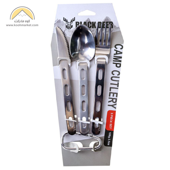 ست قاشق ، چنگال و کارد استیل Black Deer