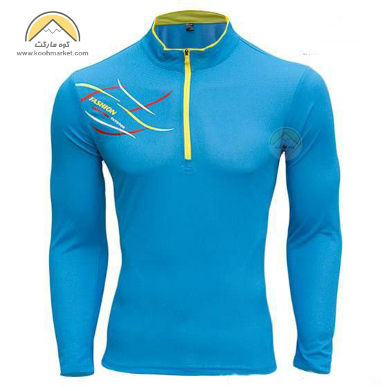 تیشرت کوهنوردی نیم زیپ GEEKWOLF مدل 007A