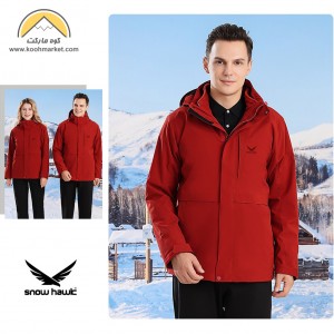 کاپشن دوپوش مردانه Snow Hawk مدل SN-6899